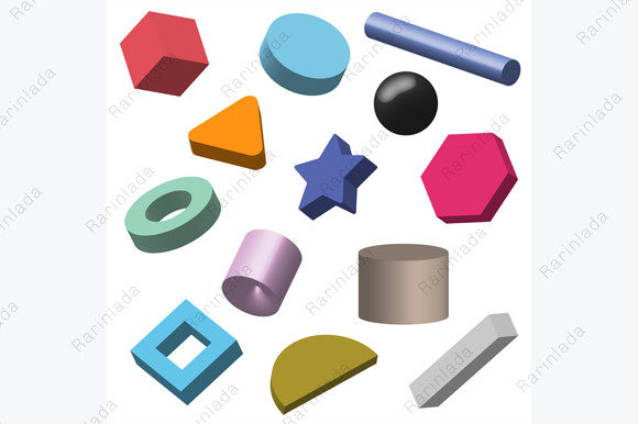 Elevate Designs with 3D Geometric Shapes