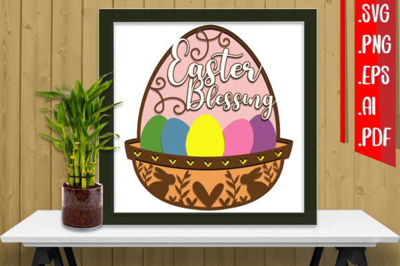 Elevate Your Crafts with Layered Easter Papercut 5 SVG