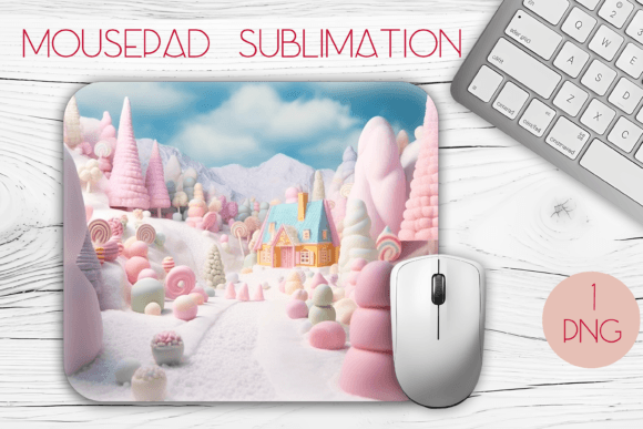 Elevate Your Desk with 3D Mouse Pad Sublimation PNGs