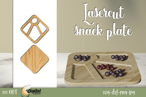 Elevating Culinary Presentation with 3D Design Snack Plates Laser Cut