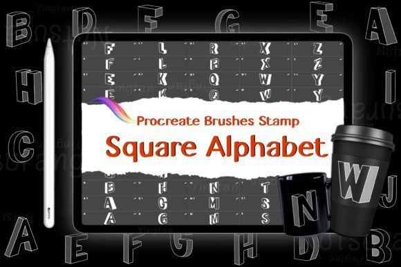 Elevating Digital Typography: The Strategic Value of Square 3D Alphabet Doodles Brushes