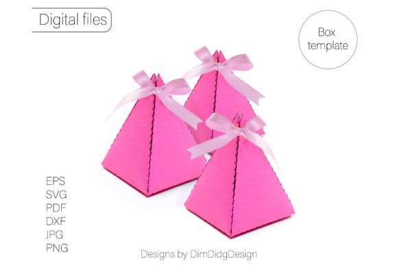 Elevating Gifting with the Box Template Box Svg Favor Box Pyramid