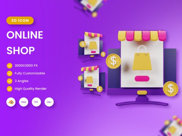 Evaluating 3D Online Shop Illustration for Modern Digital Projects