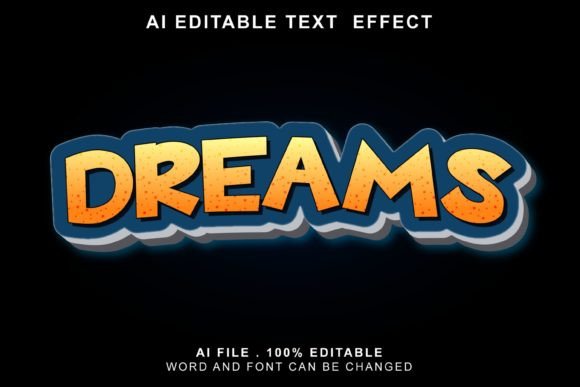 Evaluating the Dreams 3D Text Effect for Graphic Design Projects
