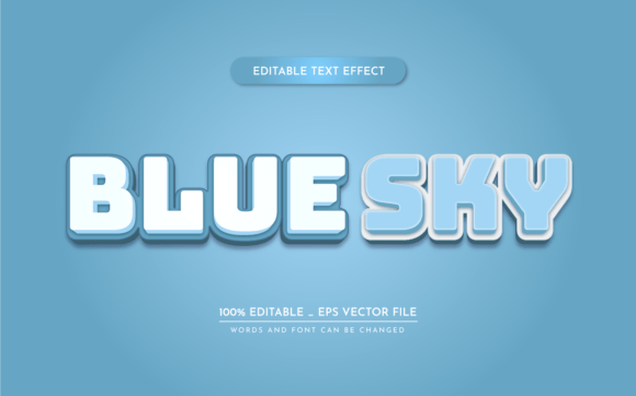 Mastering the Blue Sky 3d Editable Text Effect for Professional Designs