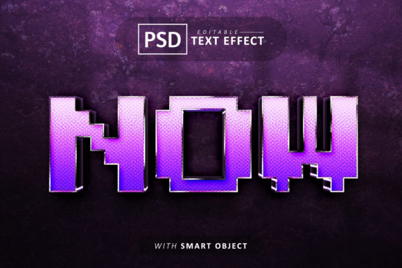 Mastering the Now 3D Pixel Style Text Effect