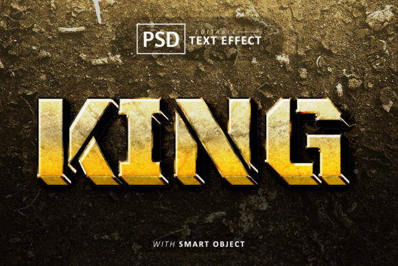 Mastering Visual Impact with the King 3d Text Effect Editable Template