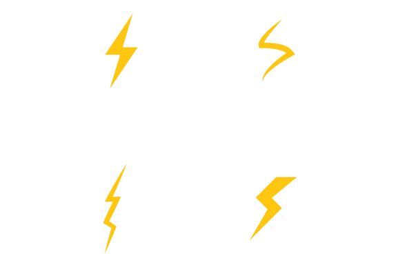 Power Your Brand with a Lightning Logo Vector Template
