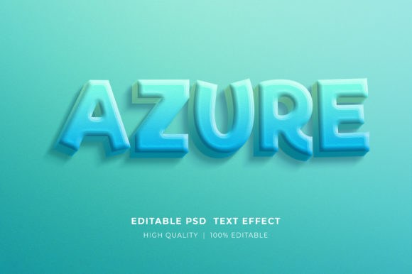 Strategic Brand Elevation with the Azure Editable Text Effect Mockup