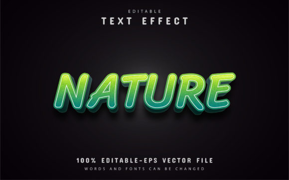 Unlock Professional Design with the Nature 3d Text Effect