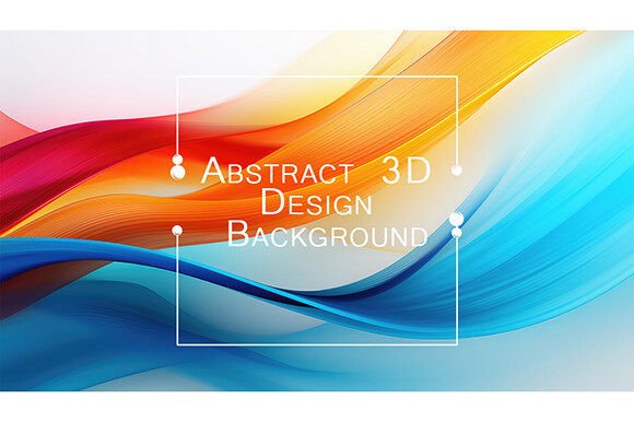 Vibrant Abstract 3D Backgrounds for Bold Branding